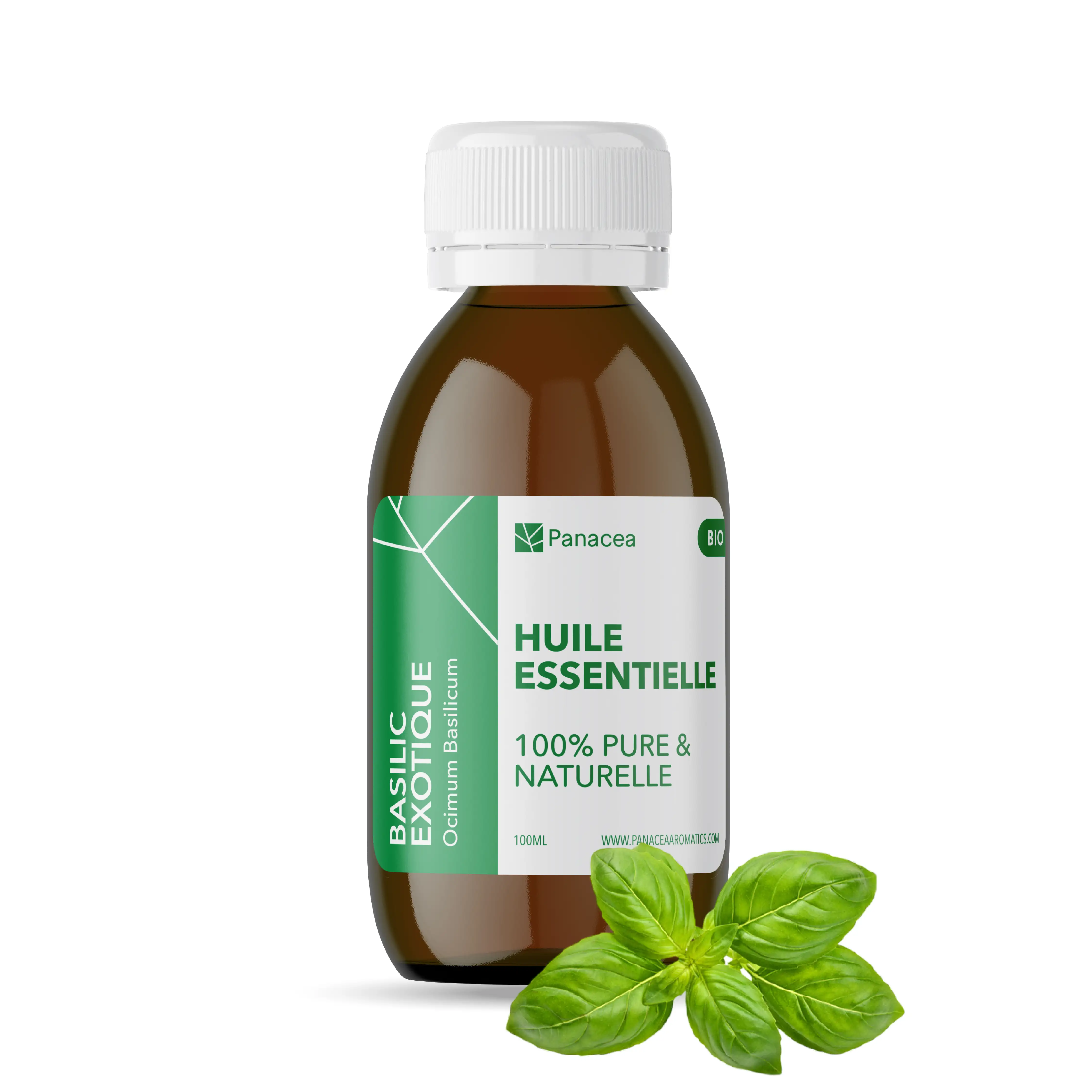 Huile essentielle de Basilic exotique (Ocimum basilicum)