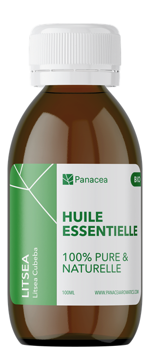 Huile essentielle de la verveine citronnée (Litsea cubeba)